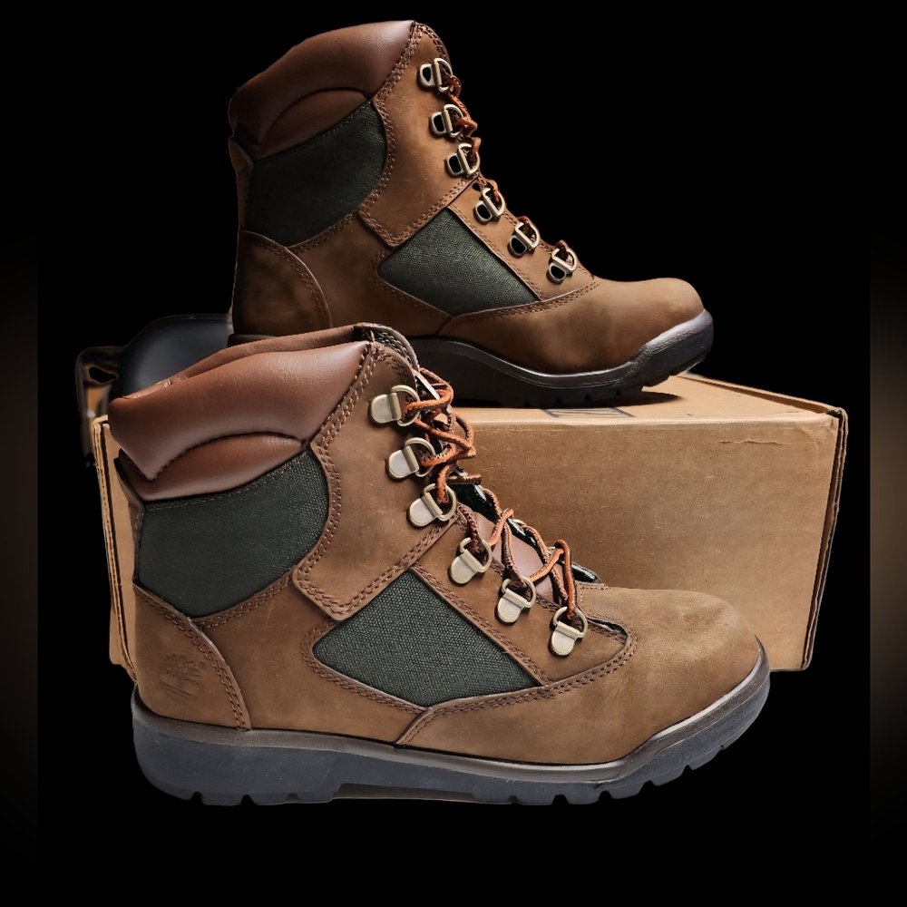 Boys Big Kids Timberland 6” Field Boot Boys Kids Brown Size 5.5 NEW (No Box)